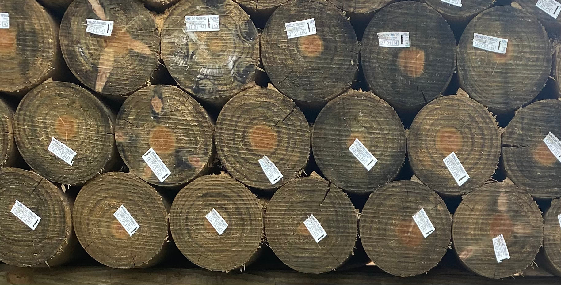 Treated Pine Logs 80mm