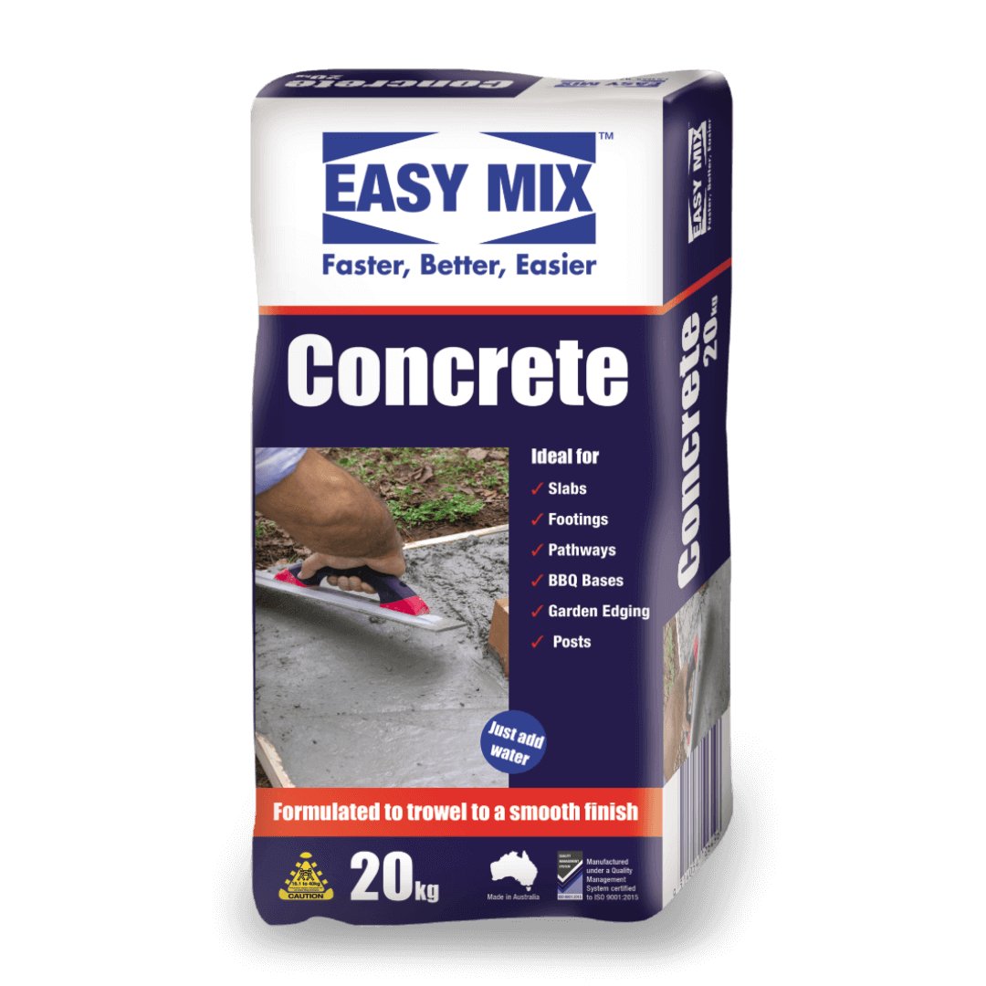 Easy Mix -Concrete Mix 25 MPA - 20kg Bag - Surplus Traders Australia Buy Easy Mix -Concrete Mix 25 MPA - 20kg Bag for only A$7.70 at Surplus Traders Australia!