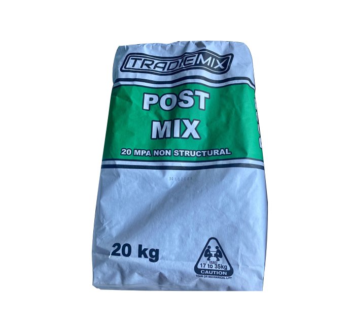 Post Mix 20 MPA Concrete - 20kg Bag - Surplus Traders Australia Buy Post Mix 20 MPA Concrete - 20kg Bag for only A$7.40 at Surplus Traders Australia!